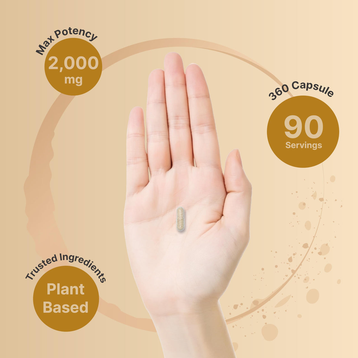 Psyllium Husk Fiber Capsules 2,000mg 360 Caps X7348