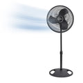 Oscillating Standing Pedestal Fan 16" Black J665