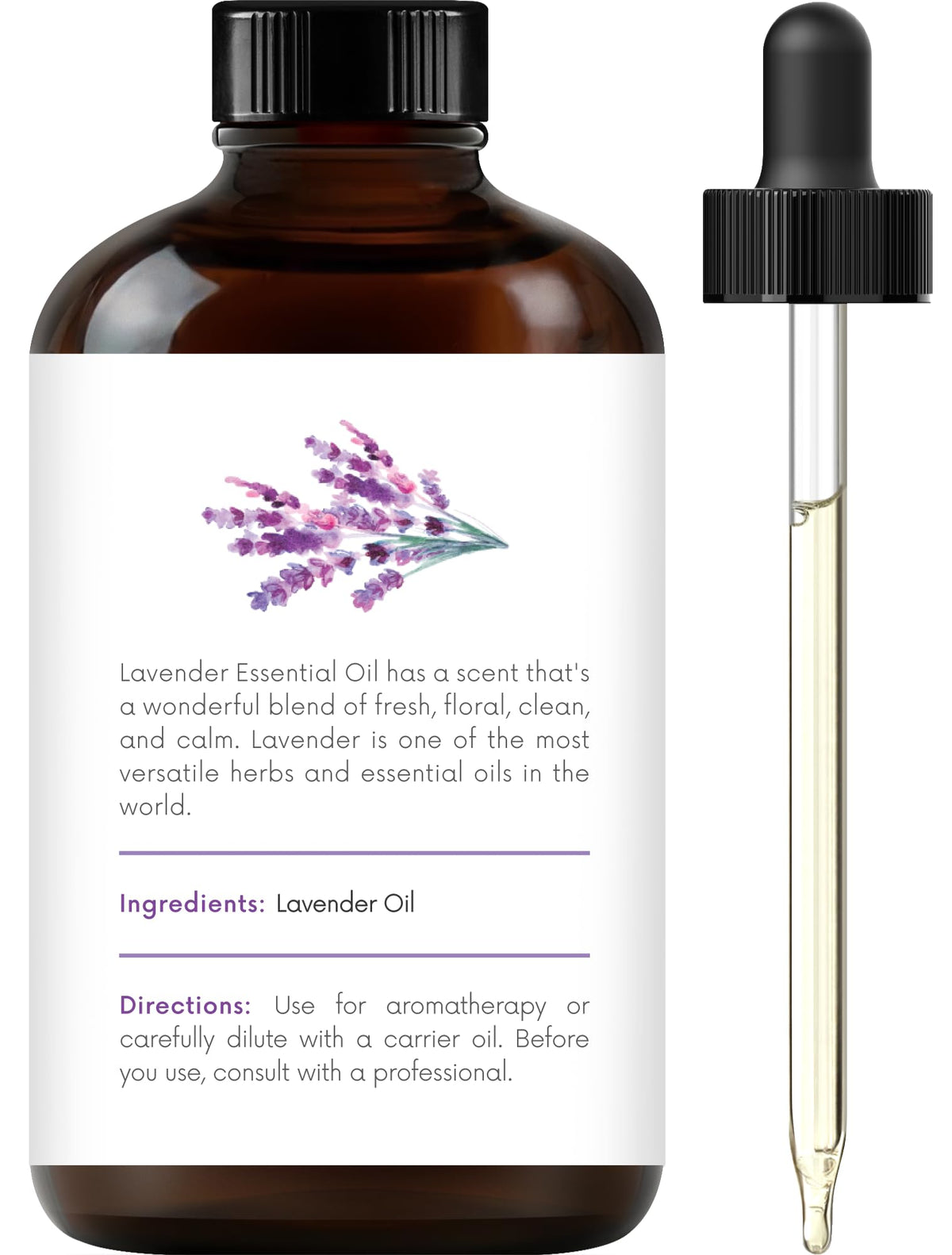 Lavender and Orange Essential Oils 2 x 4 Fl Oz X9314
