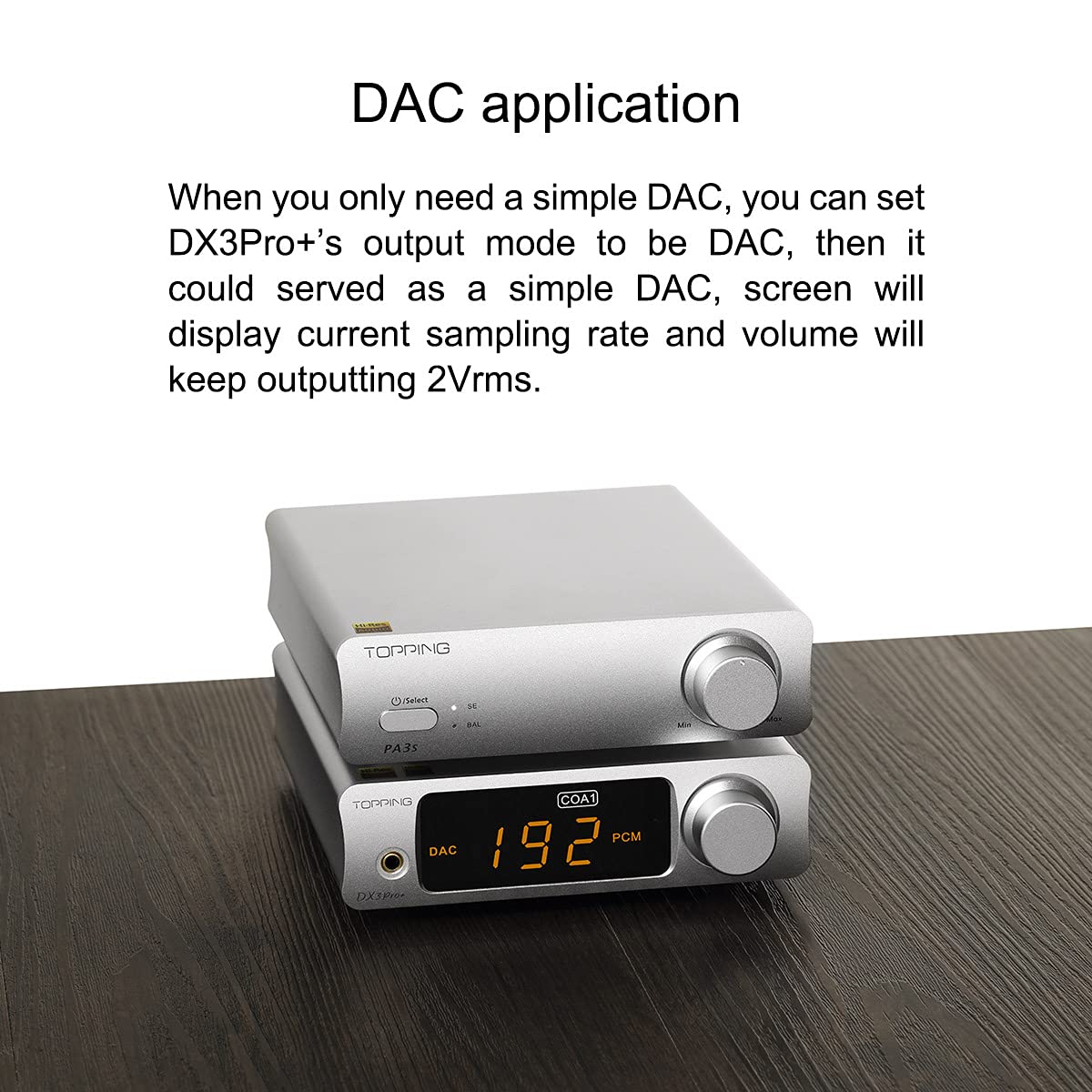 Black Headphone Amplifier DAC AMP with Remote Control P604438