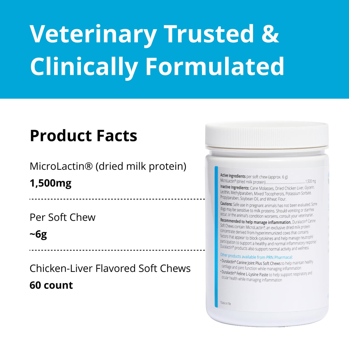Duralactin Canine Soft Chews 60 Count E49326