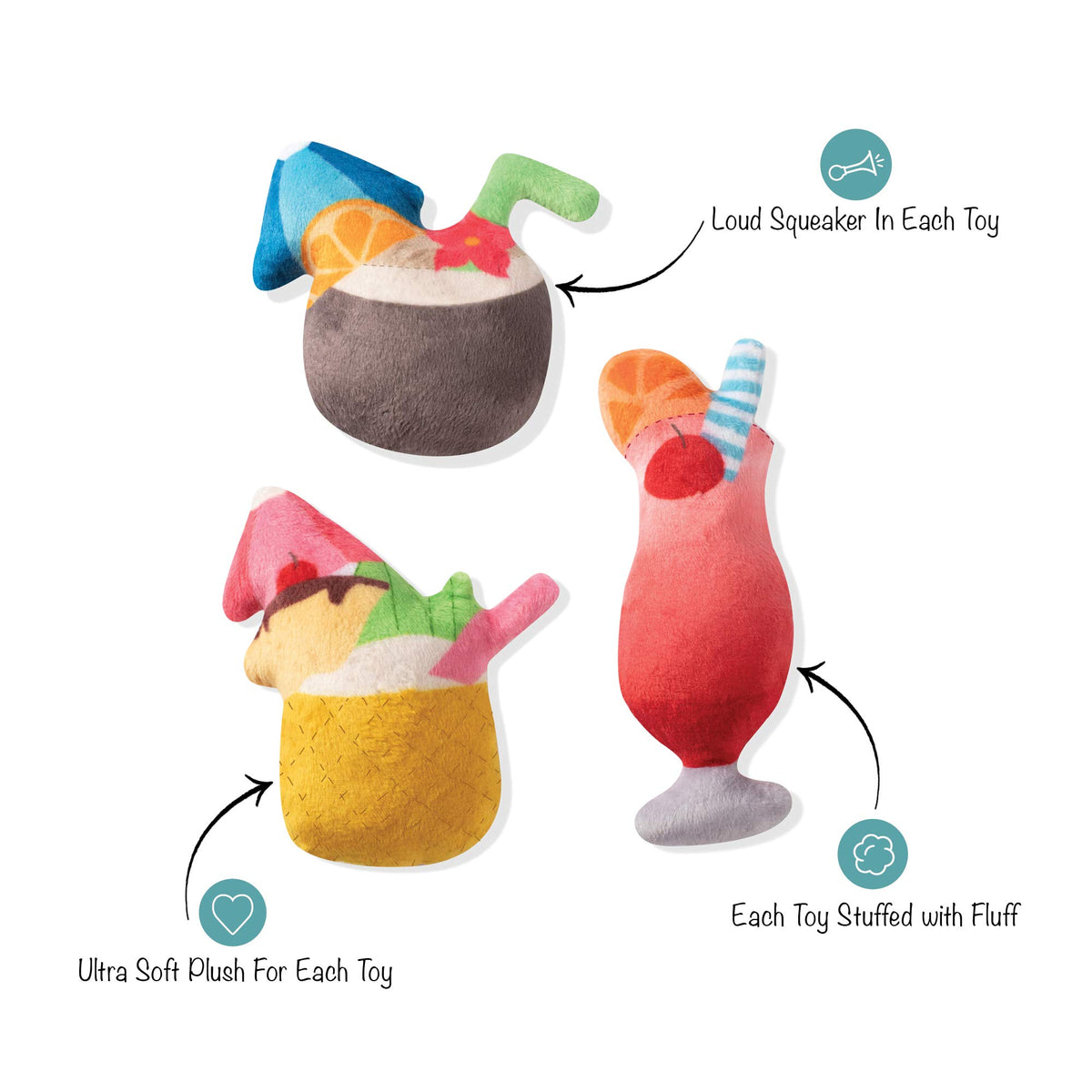 Small Dog Toy Set, 3 Pieces Z332139