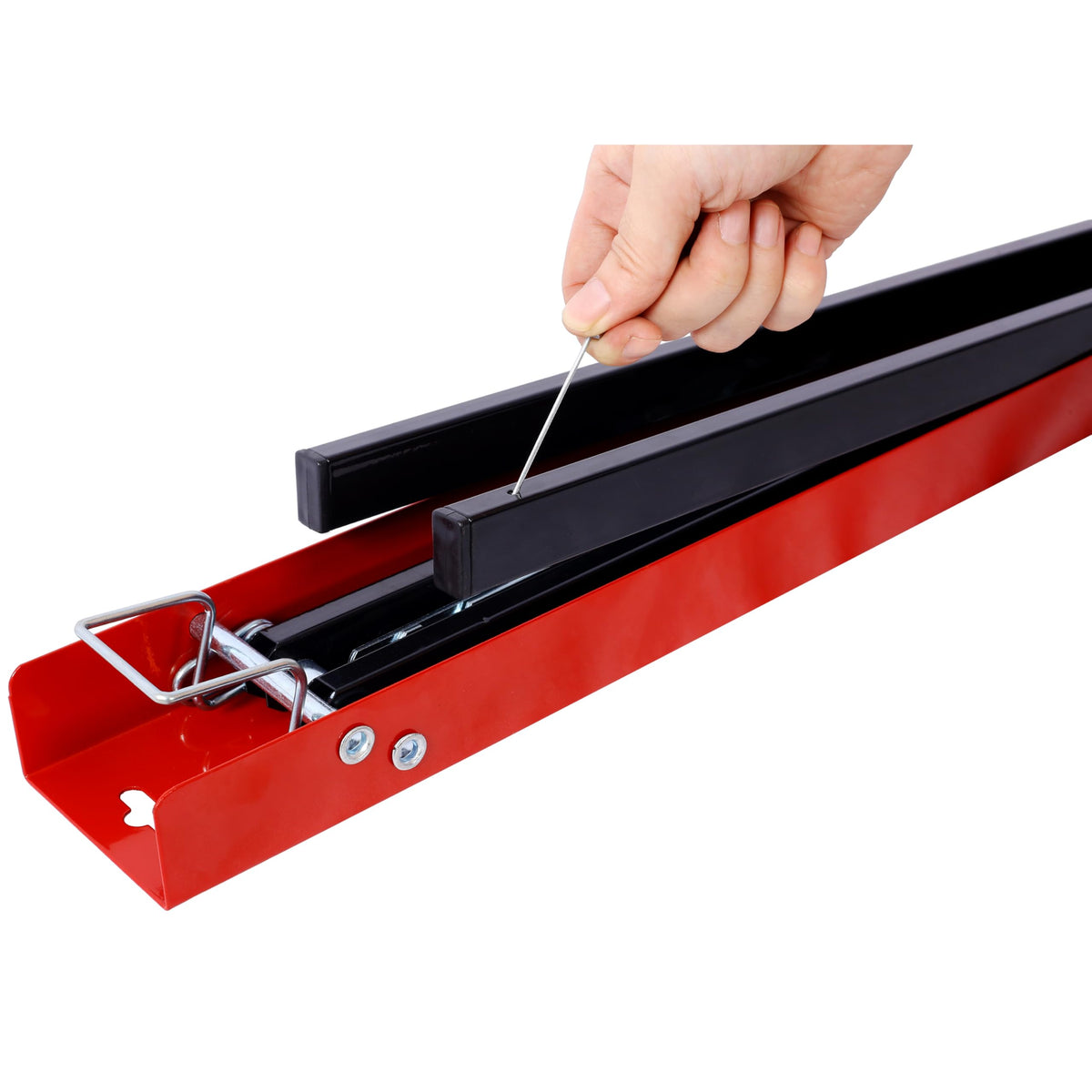 2 Pack Folding Steel Saw Horses 550lb Load Capacity L428