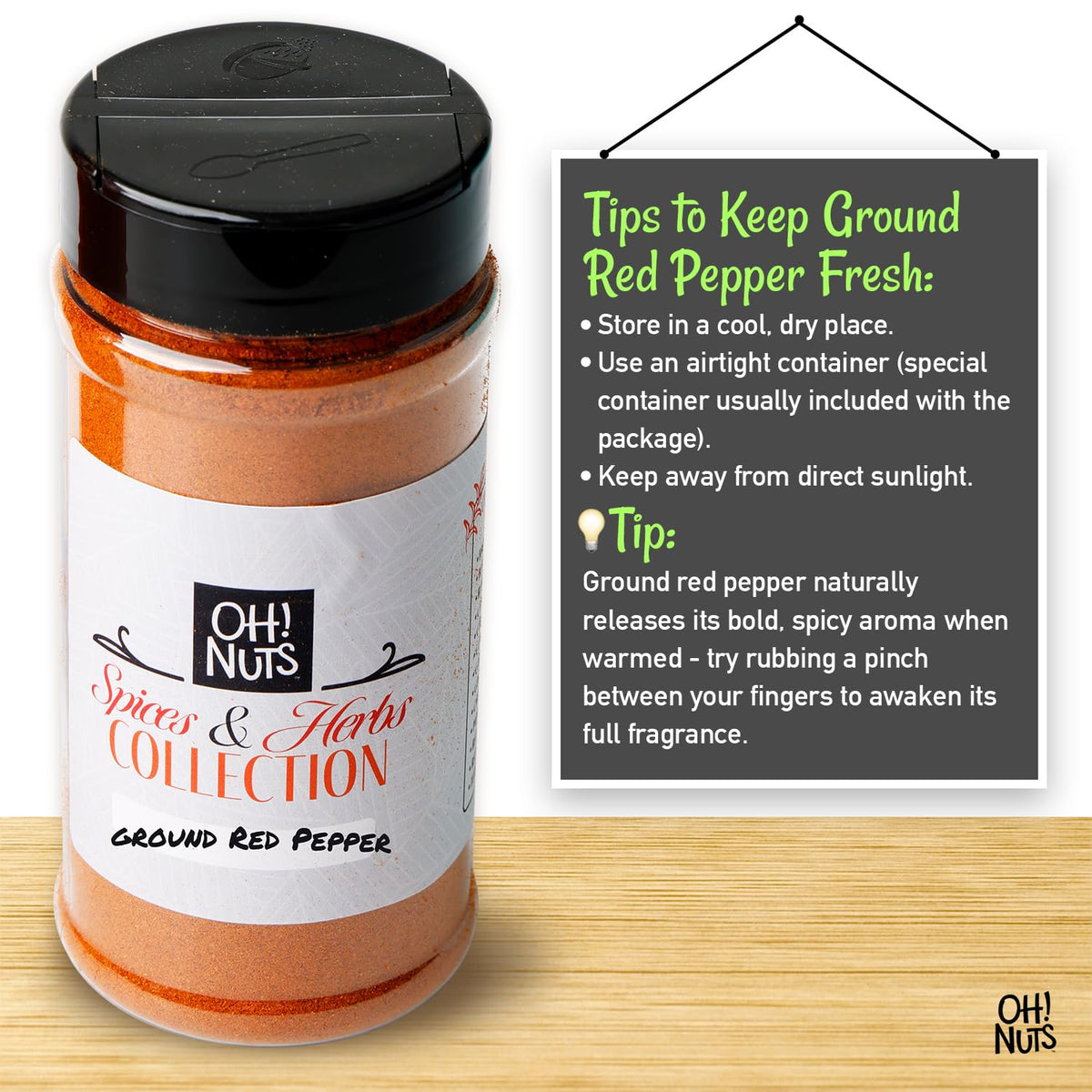Cayenne Red Pepper Powder 16 oz U19409