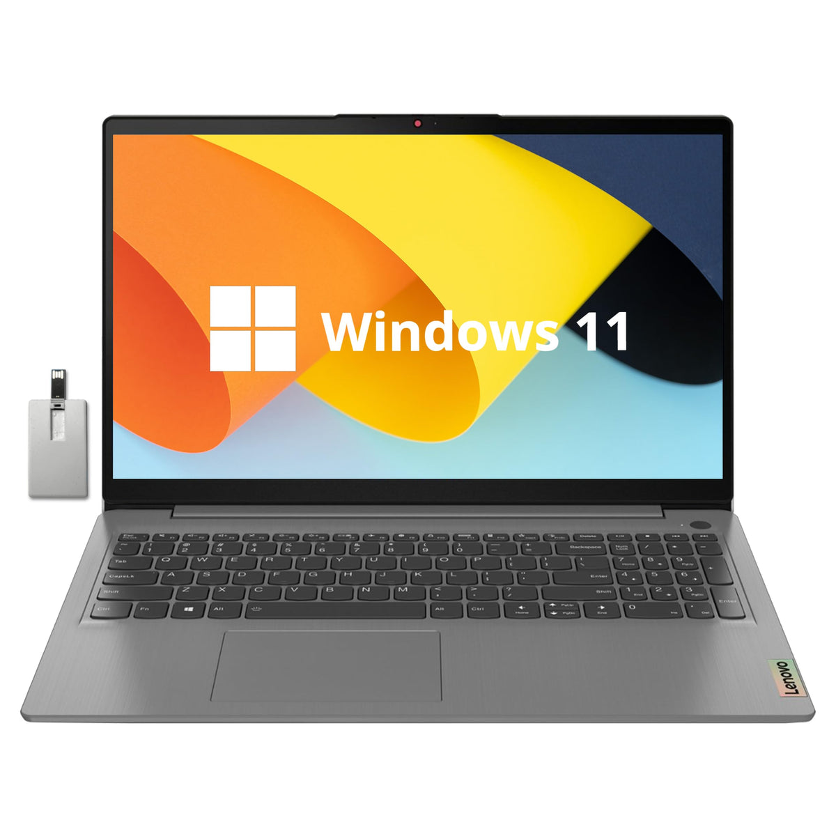 15.6" FHD Touch Laptop, Intel i3, 8GB RAM, 256GB SSD, Grey I78092