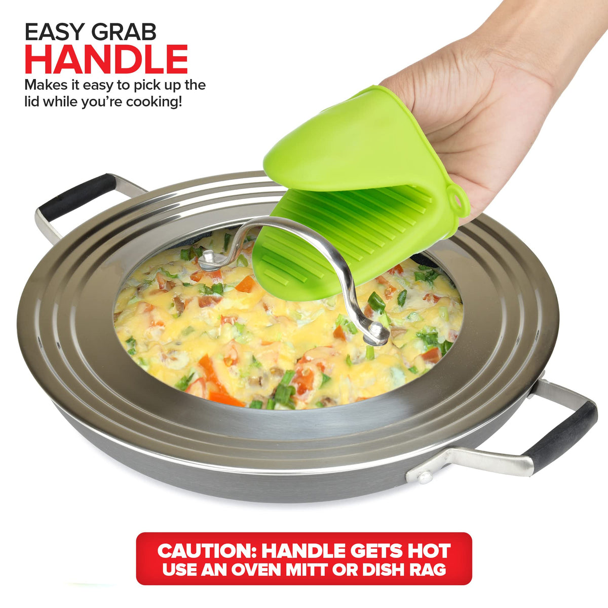 Tempered Glass Universal Lid for Pots & Pans T96266
