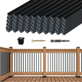 50 Pack 32" Black Aluminum Square Deck Balusters B15227