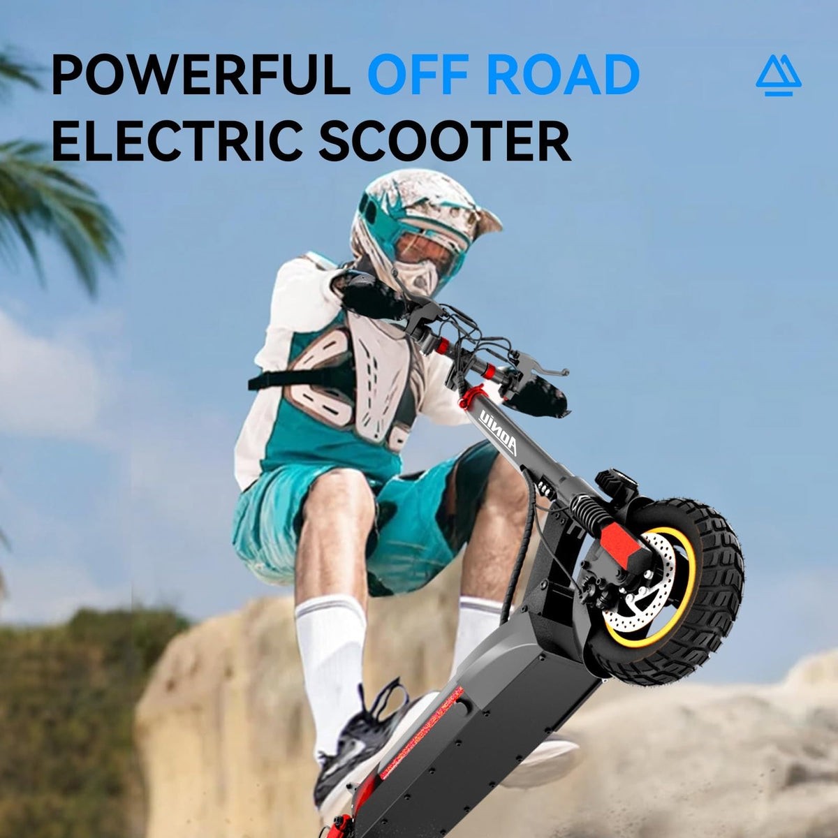Electric Scooter with Seat 10 inch Off Road Foldable H398