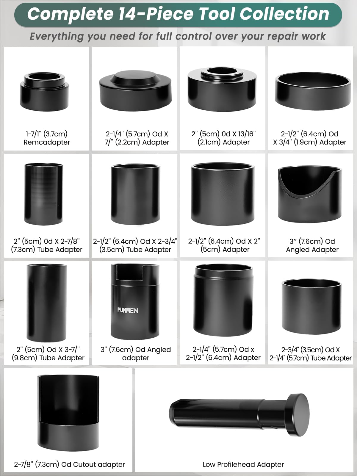 14 Piece Ball Joint Service Adapter Set M226