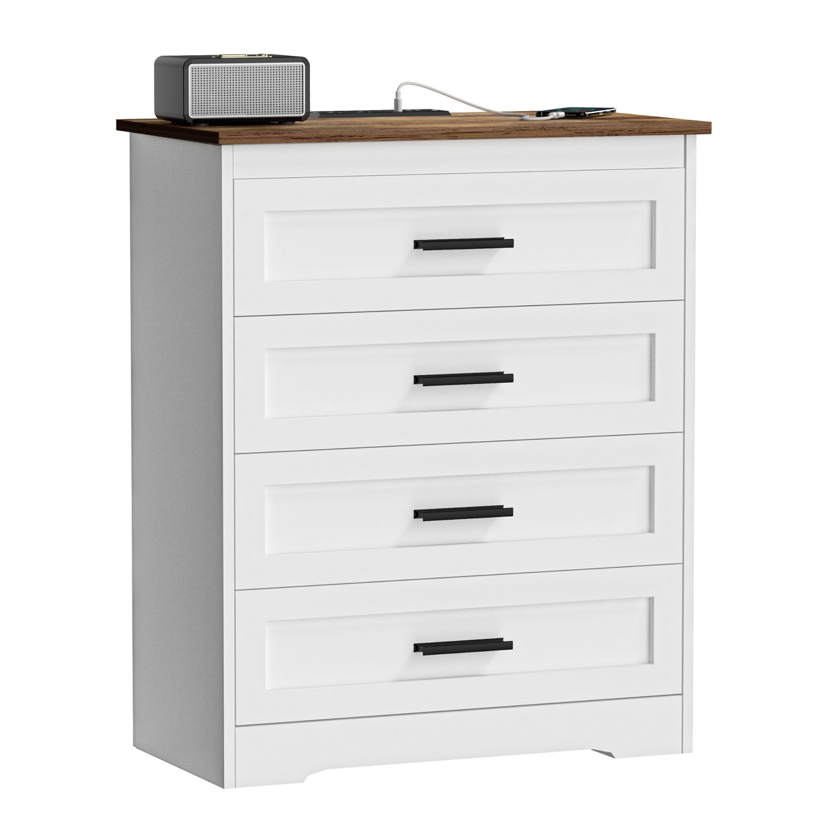 White 4 Drawer Dresser Z148881