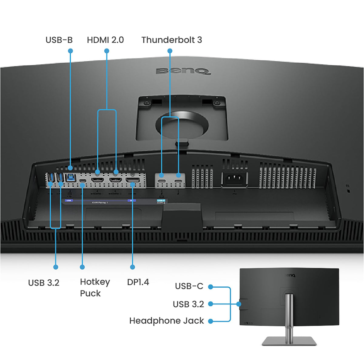 32 Inch 4K IPS Black UHD Thunderbolt Monitor K991292