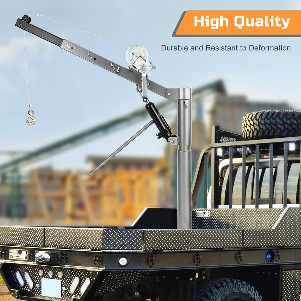 Hydraulic Pickup Truck Crane with 1000 lbs Capacity E2587
