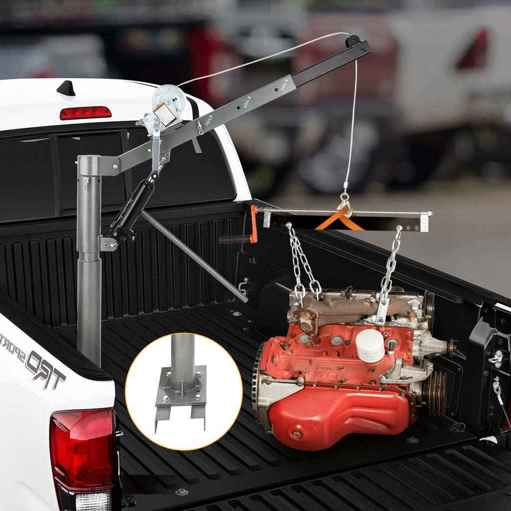 Hydraulic Pickup Truck Crane with 1000 lbs Capacity E2587