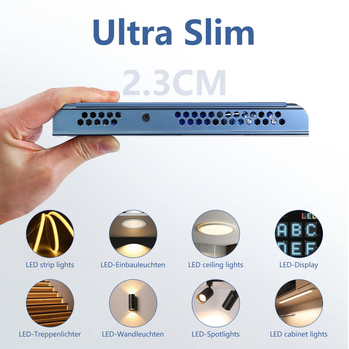 12V 200W Ultra Slim LED Power Supply C5937