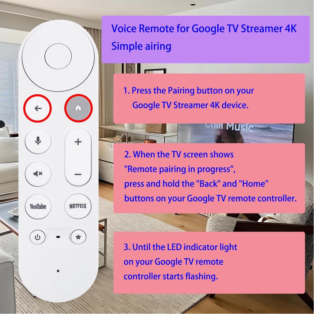 2 Pack Voice Search Remote Control D208976