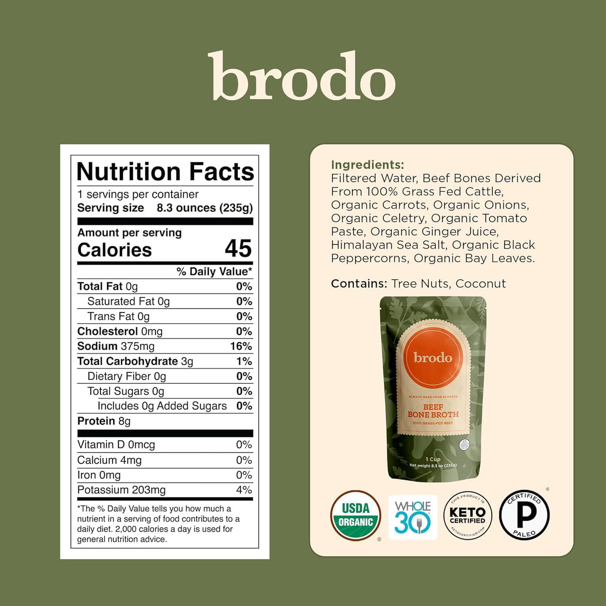 Bone Broth Single-Serve and 25 oz Classic Packs C5497