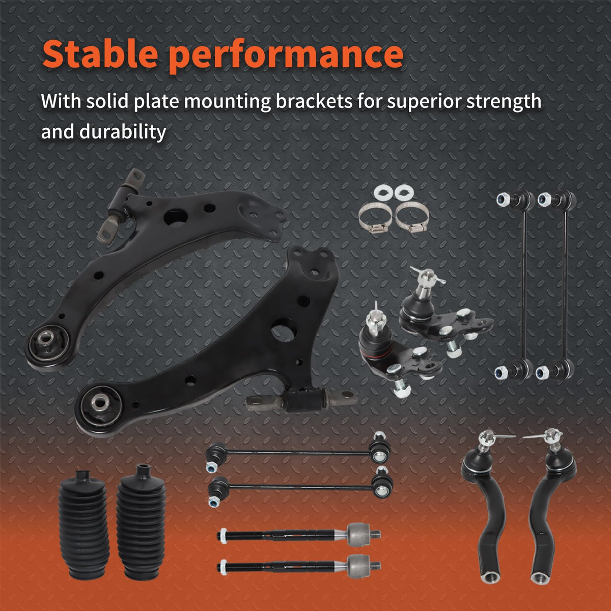 14PCS Front Lower Control Arm Suspension F29574