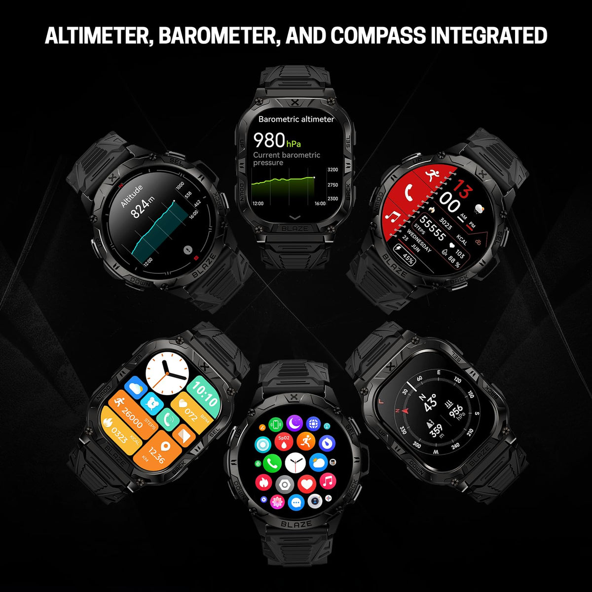 Rugged Smart Watch with GPS Z329283