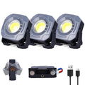 3 Pack 4000mAh 840 Lumens Magnetic Rechargeable Work Light R550063