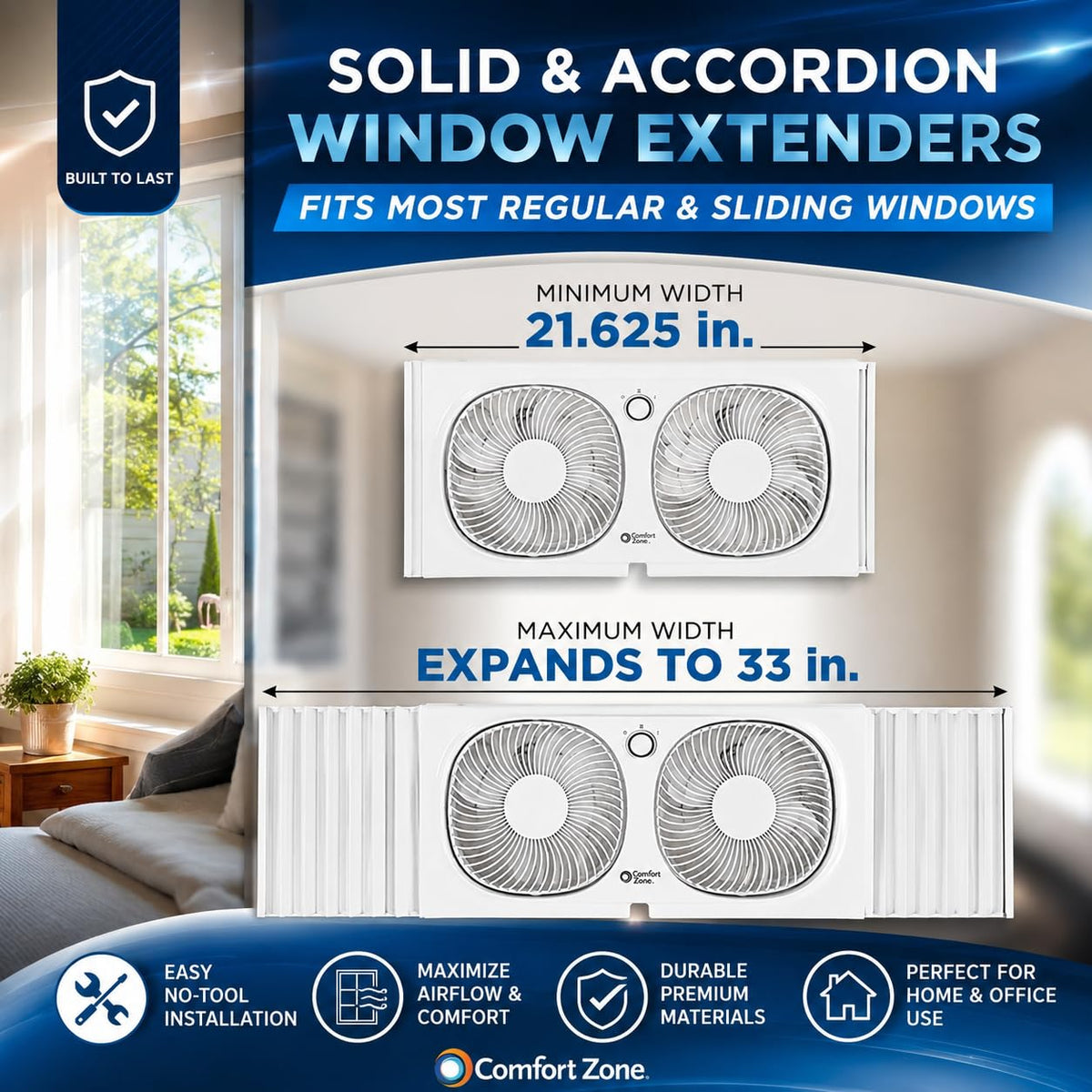 Twin Window Fan with 2 Speeds G82040