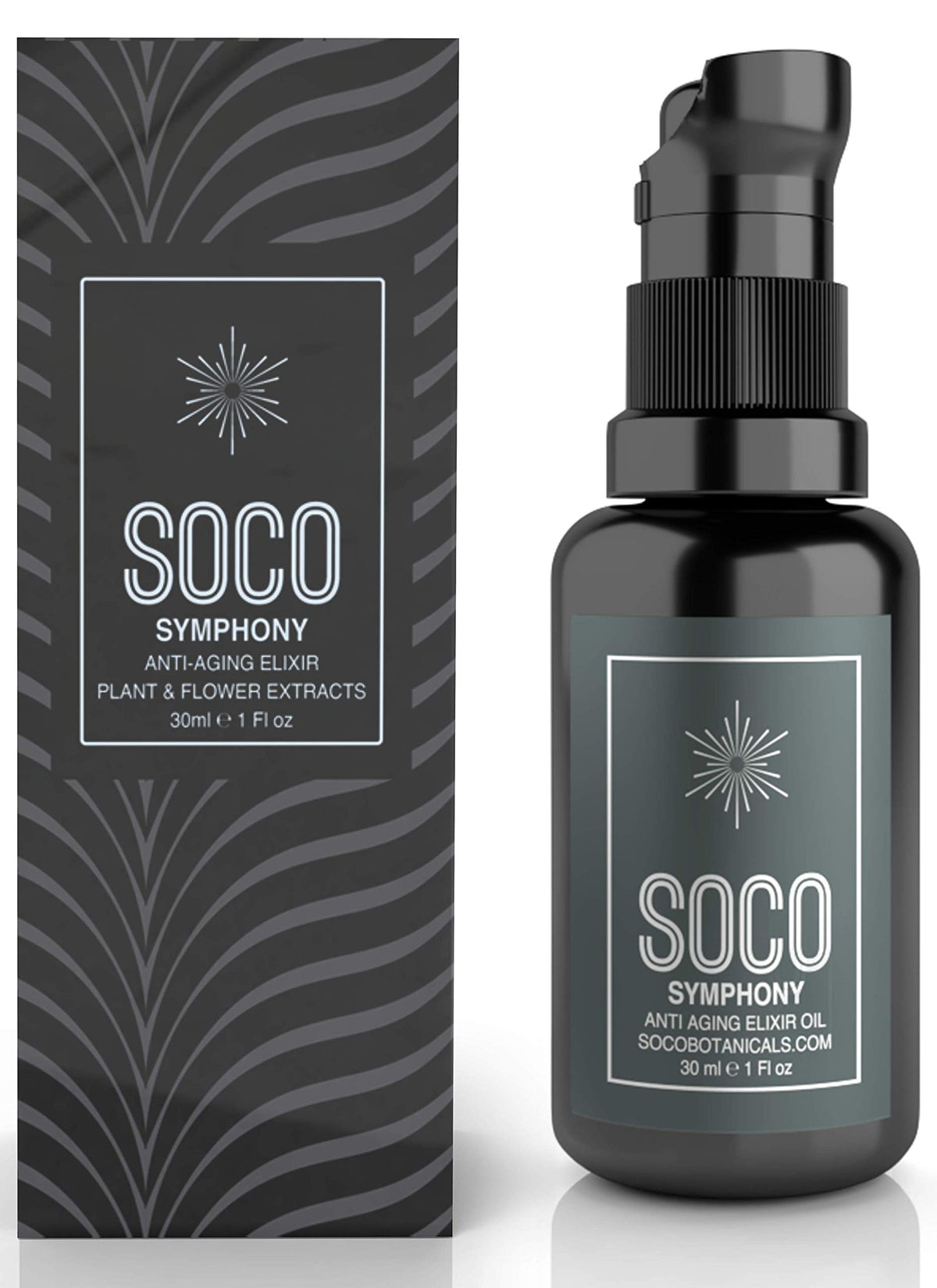 Anti Aging Organic Face Oil Serum with Sea Buckthorn, Argan, Rosehip & CoQ10 F7351
