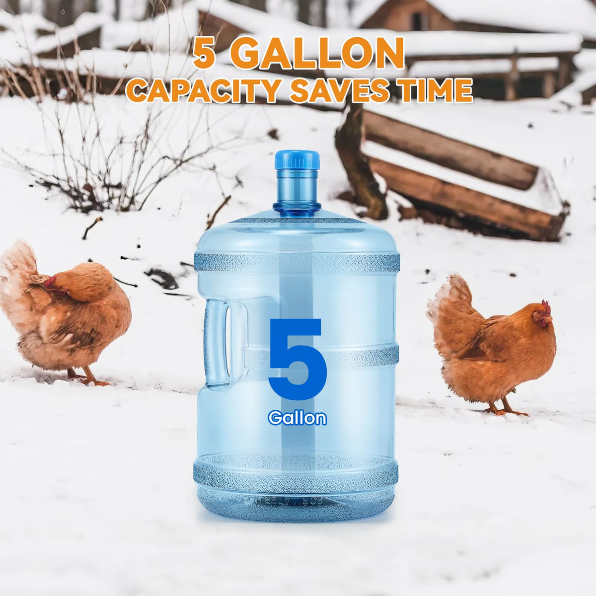 Heated Chicken Waterer 5 Gallon W83058