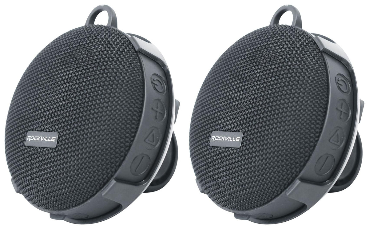 Waterproof Portable Bluetooth Speaker 2-Pack P96381