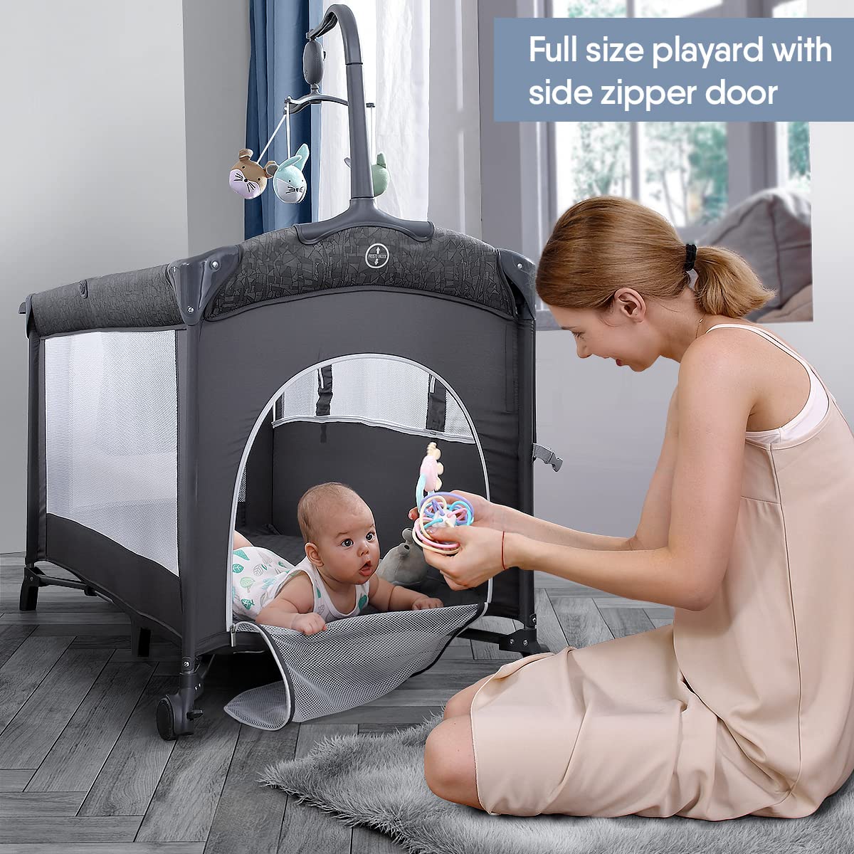 Baby Bassinet Bedside Crib I129