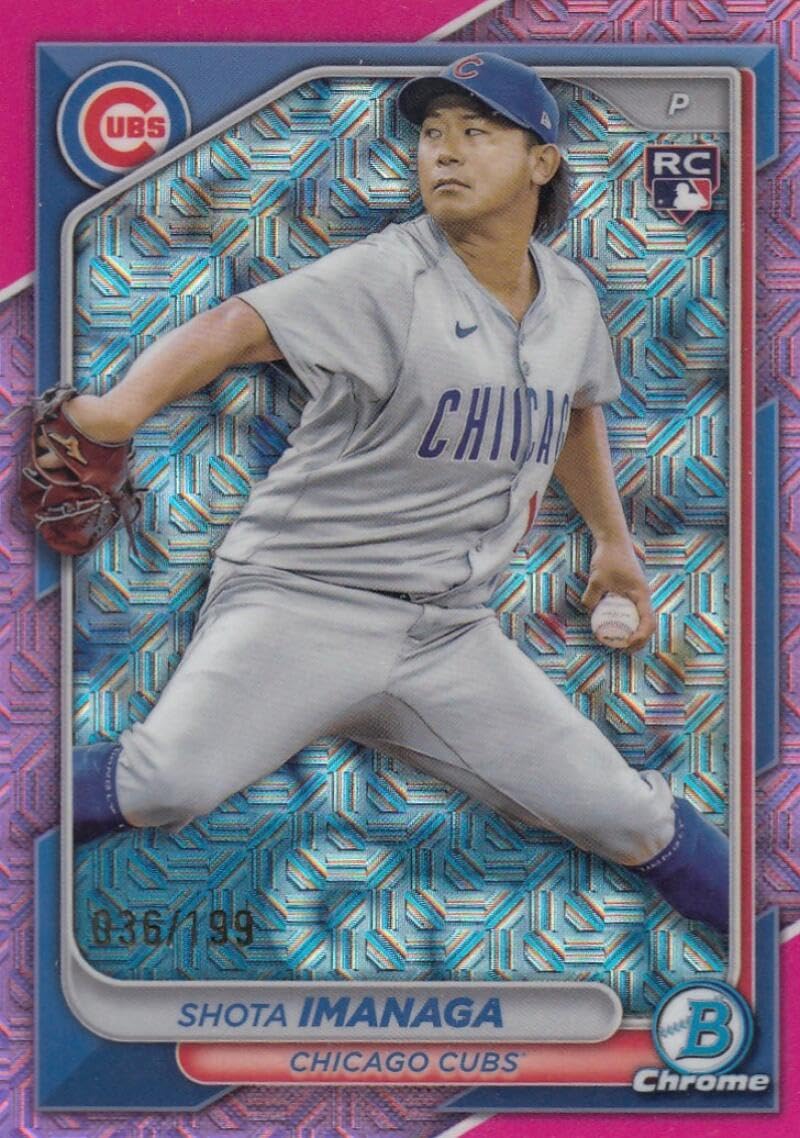2024 Bowman Chrome Mega Box Mojo Refractor Baseball Trading Card B3482