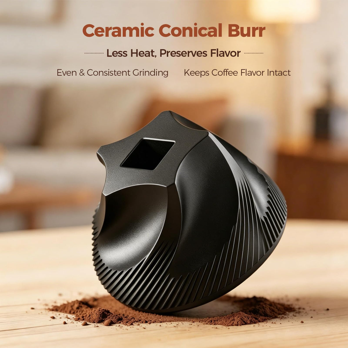 Manual Coffee Grinder with Ceramic Conical Burr R9365