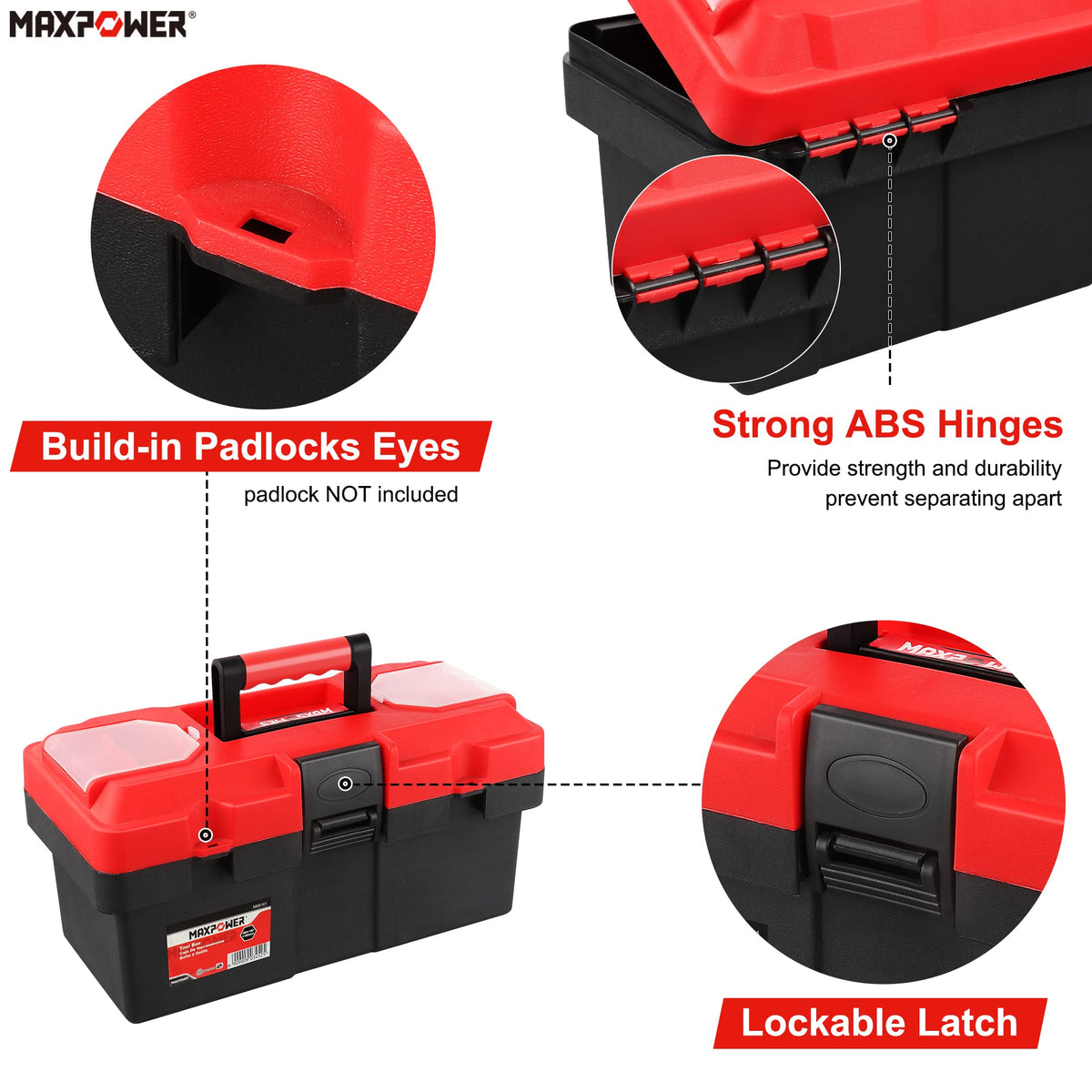 Small Plastic Tool Box with Handle S655911