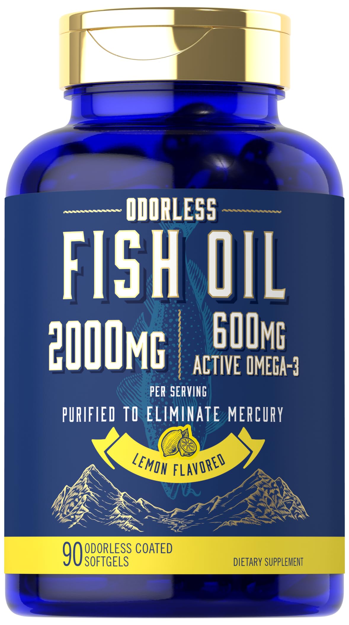 Fish Oil 2000mg Omega 3 Supplement K199649
