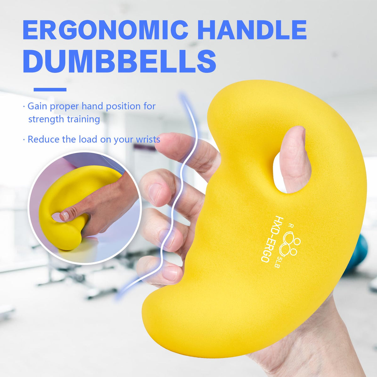 Ergonomic Dumbbells Weights Set A93812