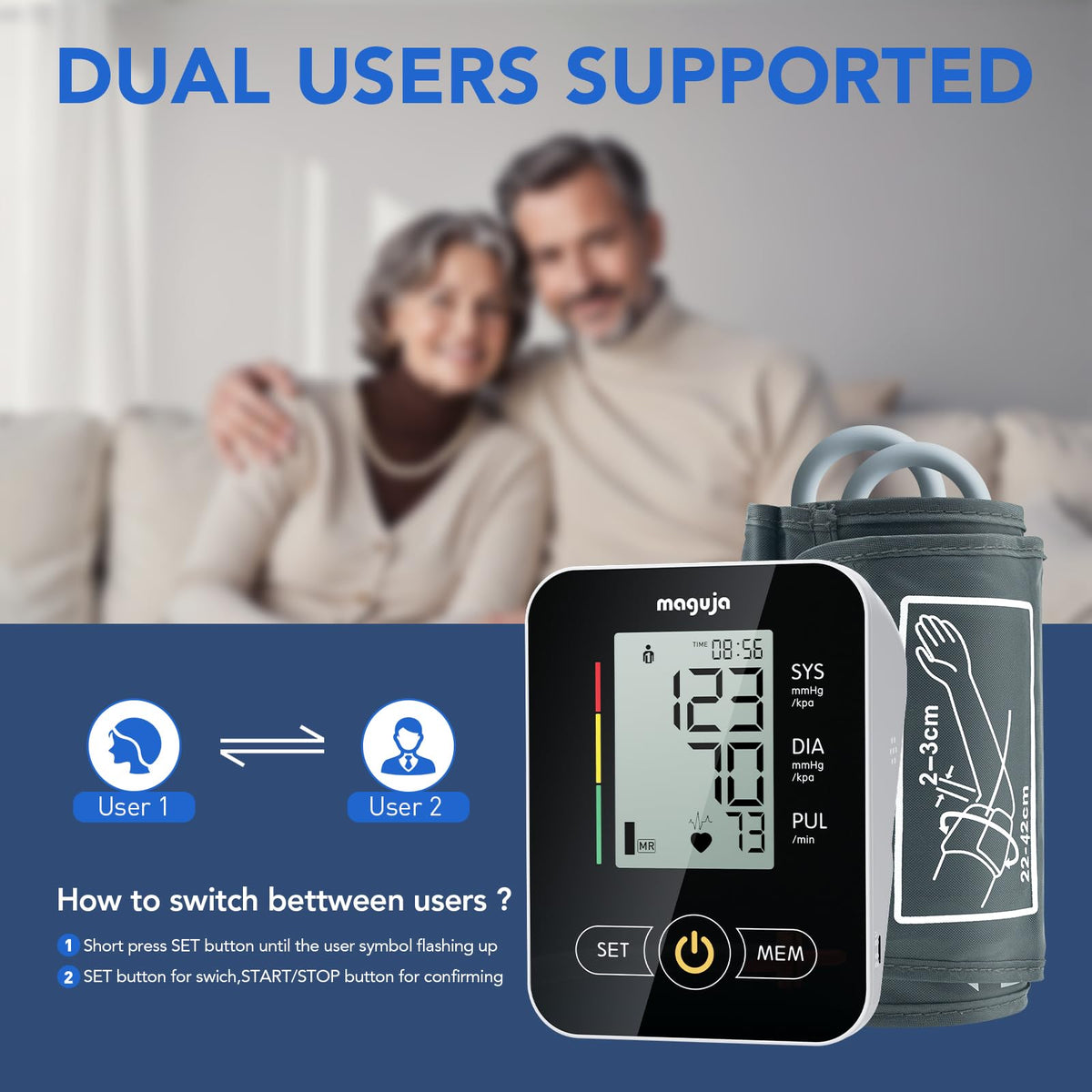 Upper Arm Blood Pressure Monitor U770710