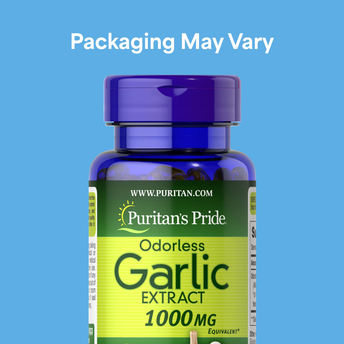Odorless Garlic 10mg 250 Softgels S6869