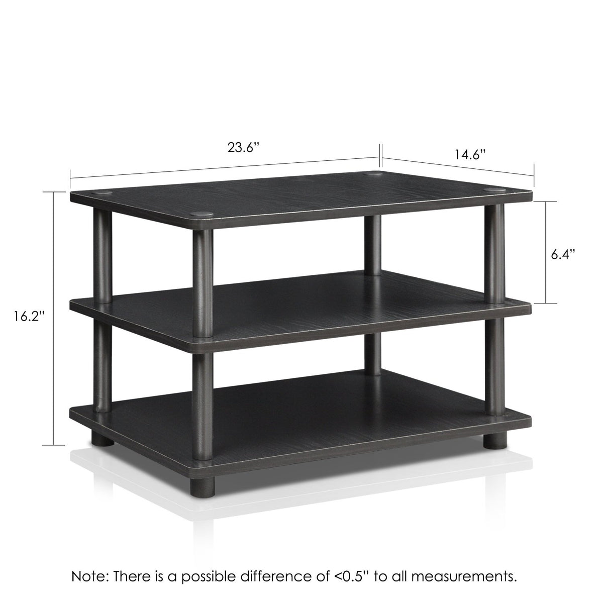 3-Tier Corner TV Stand for TV up to 25 Inch B25959