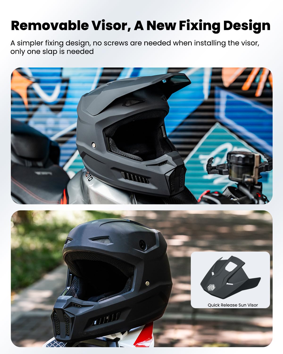 Kids Youth Full Face Dirt Bike Helmet M5281