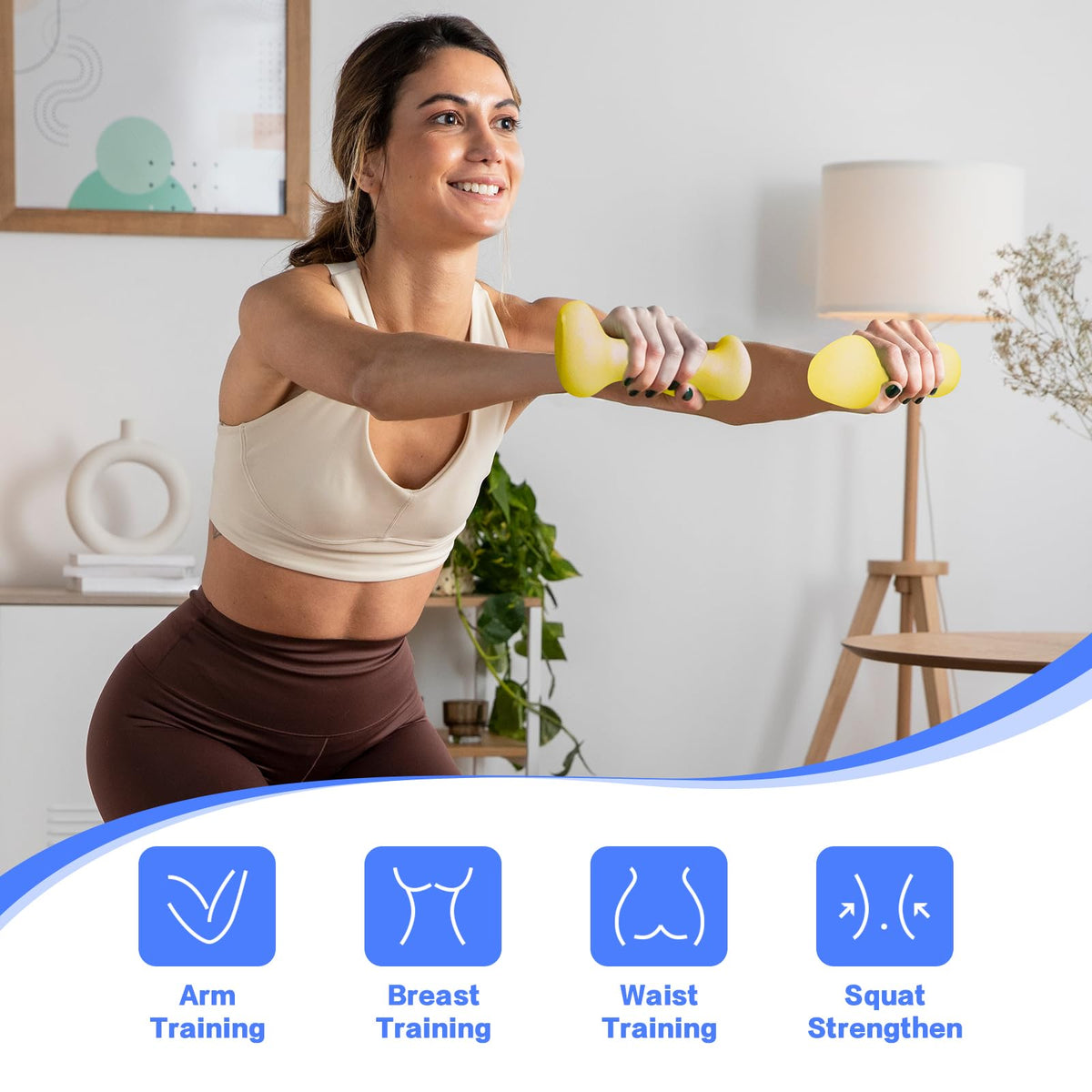 Ergonomic Dumbbells Weights Set A93812