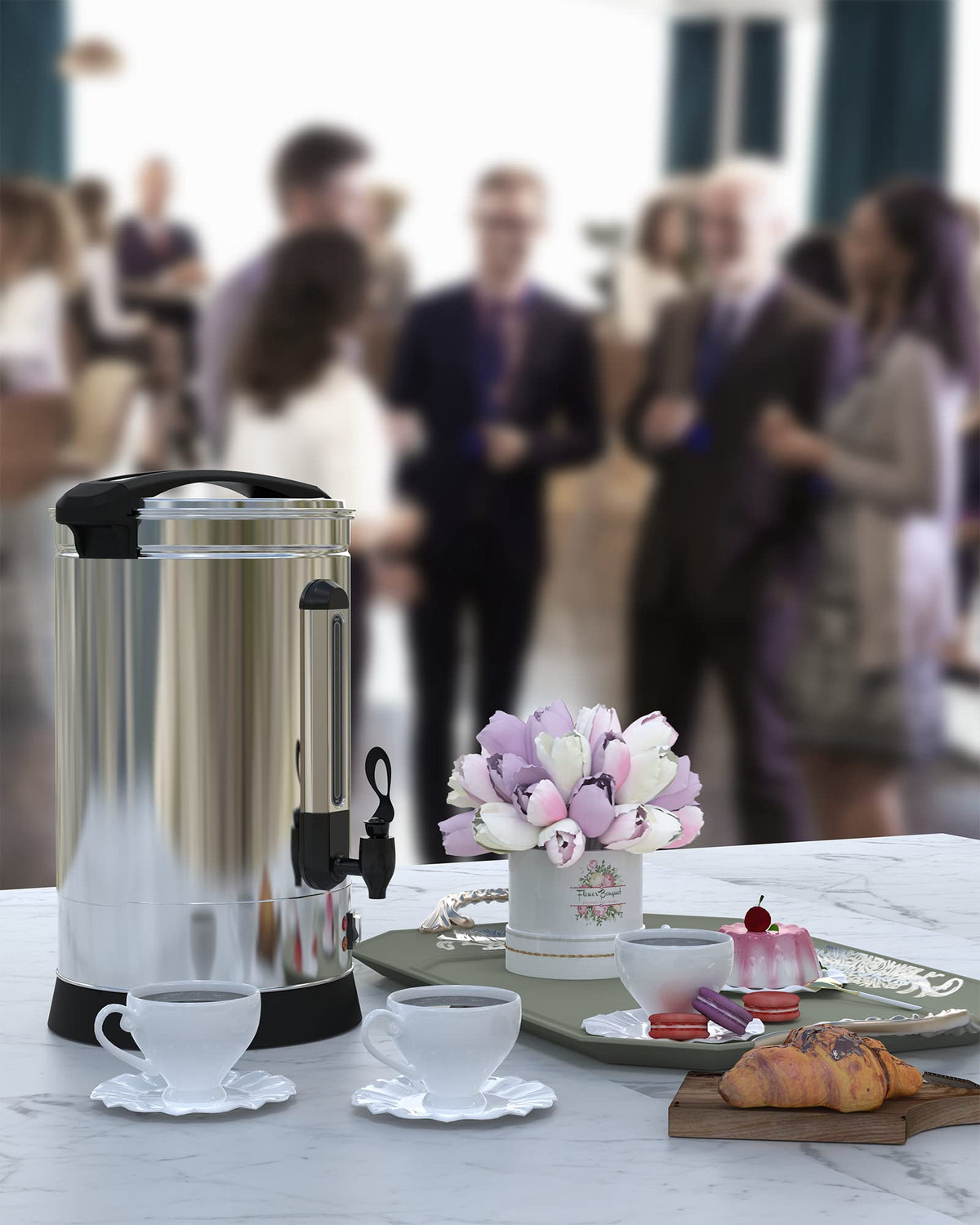 120 Cup Stainless Steel Electric Coffee Urn J195067