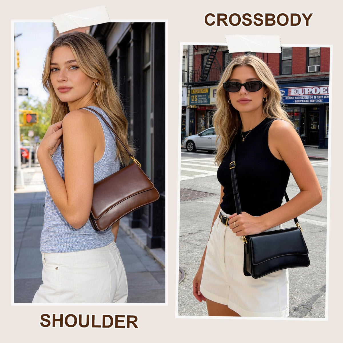 Genuine Leather Crossbody Bag X22896