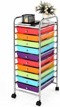 10 Drawer Rolling Storage Organizer Cart Y379