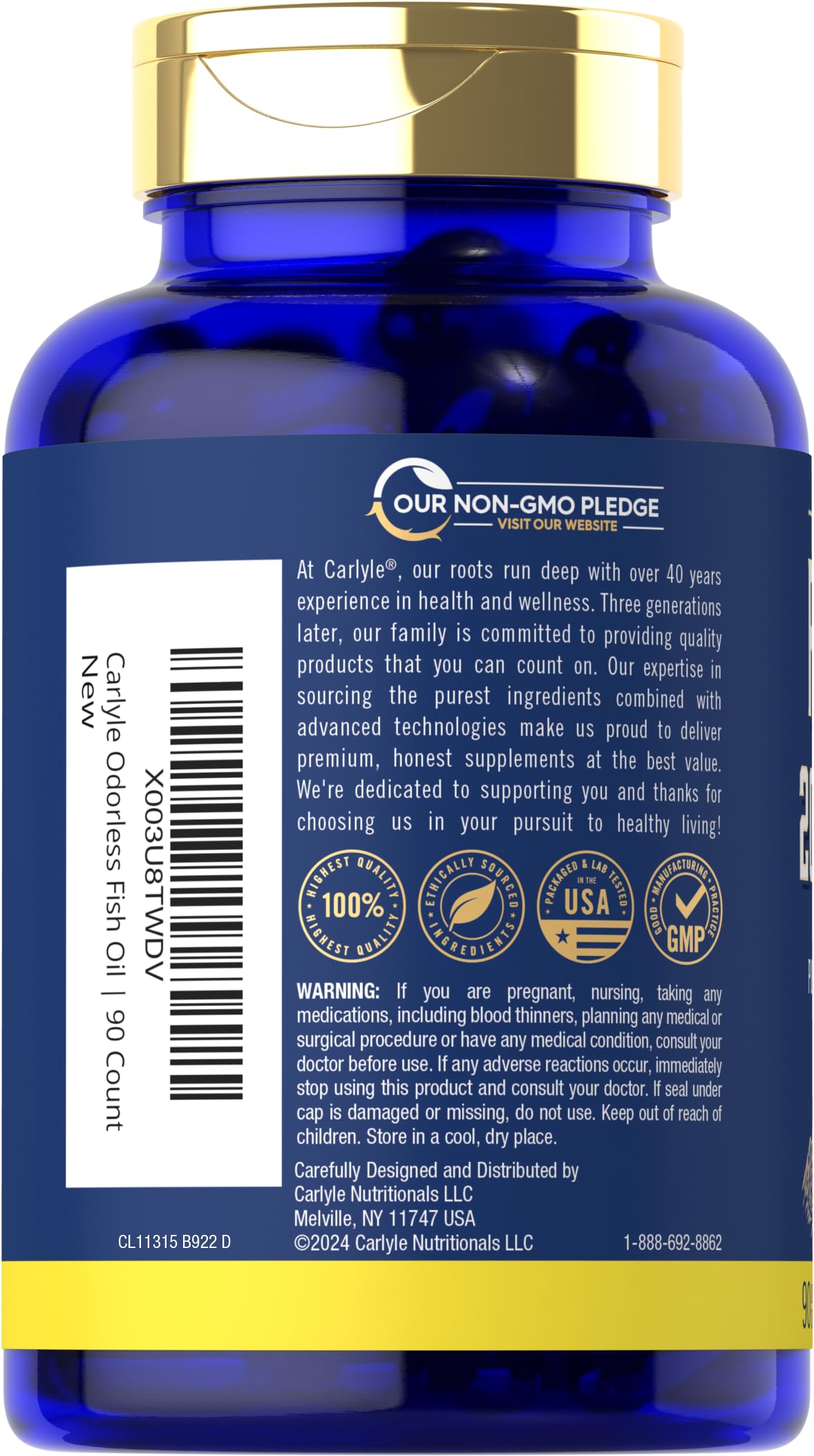 Fish Oil 2000mg Omega 3 Supplement K199649