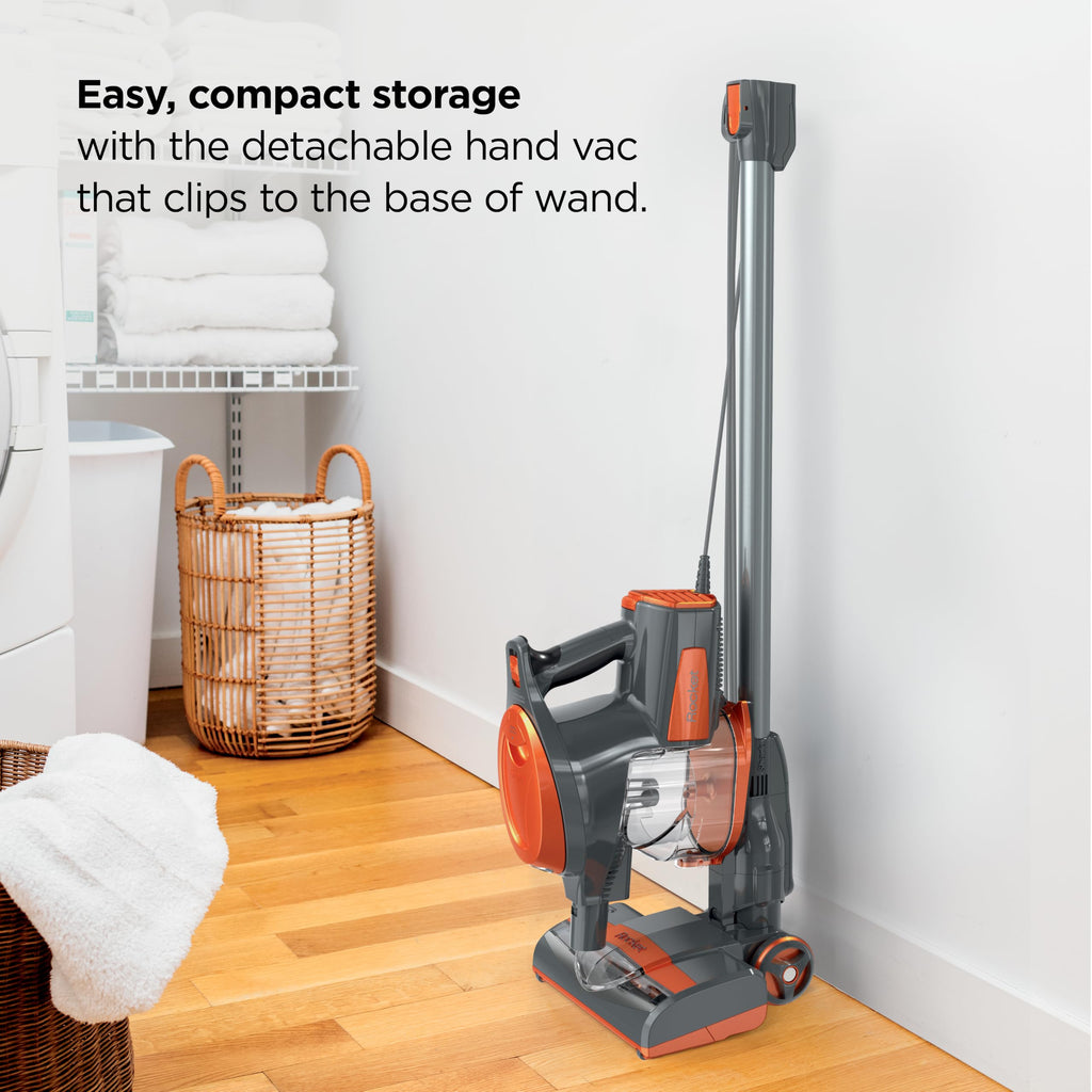 Corded Stick Vacuum with Crevice Tool, Pet Multi-Tool & Precision Duster, Orange W3423