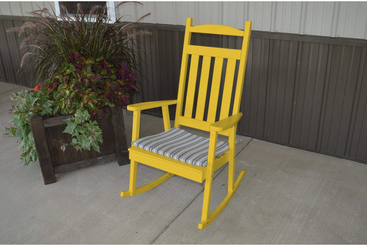 Yellow Pine Porch Rocking Chair I49758