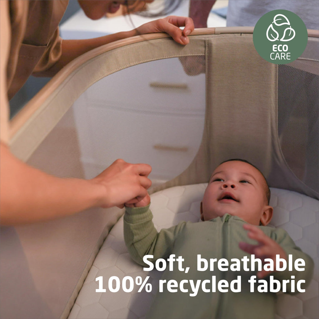 Baby Bassinet Bedside Sleeper with Storage Basket H708937
