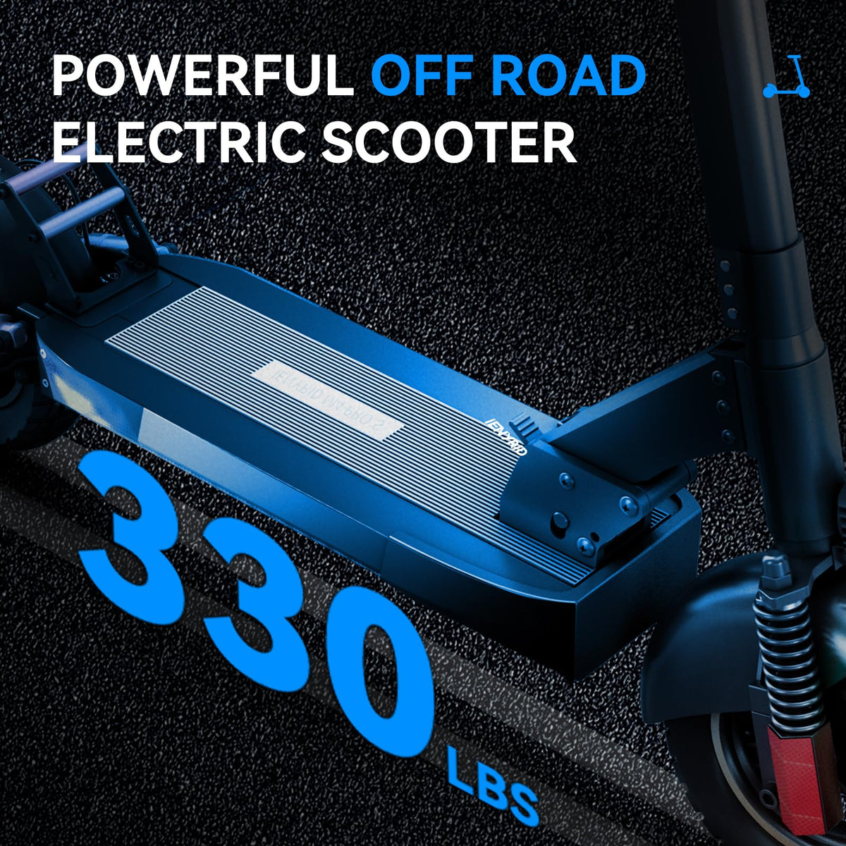Electric Scooter with Seat 10 inch Off Road Foldable H398