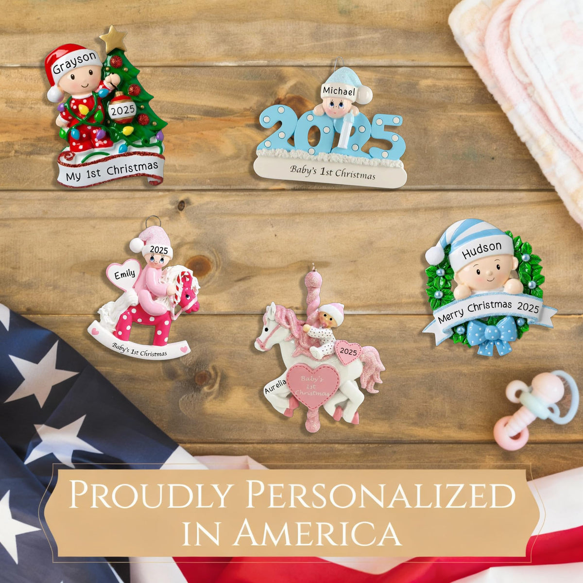 Baby's First Christmas Ornament 2026 D11729