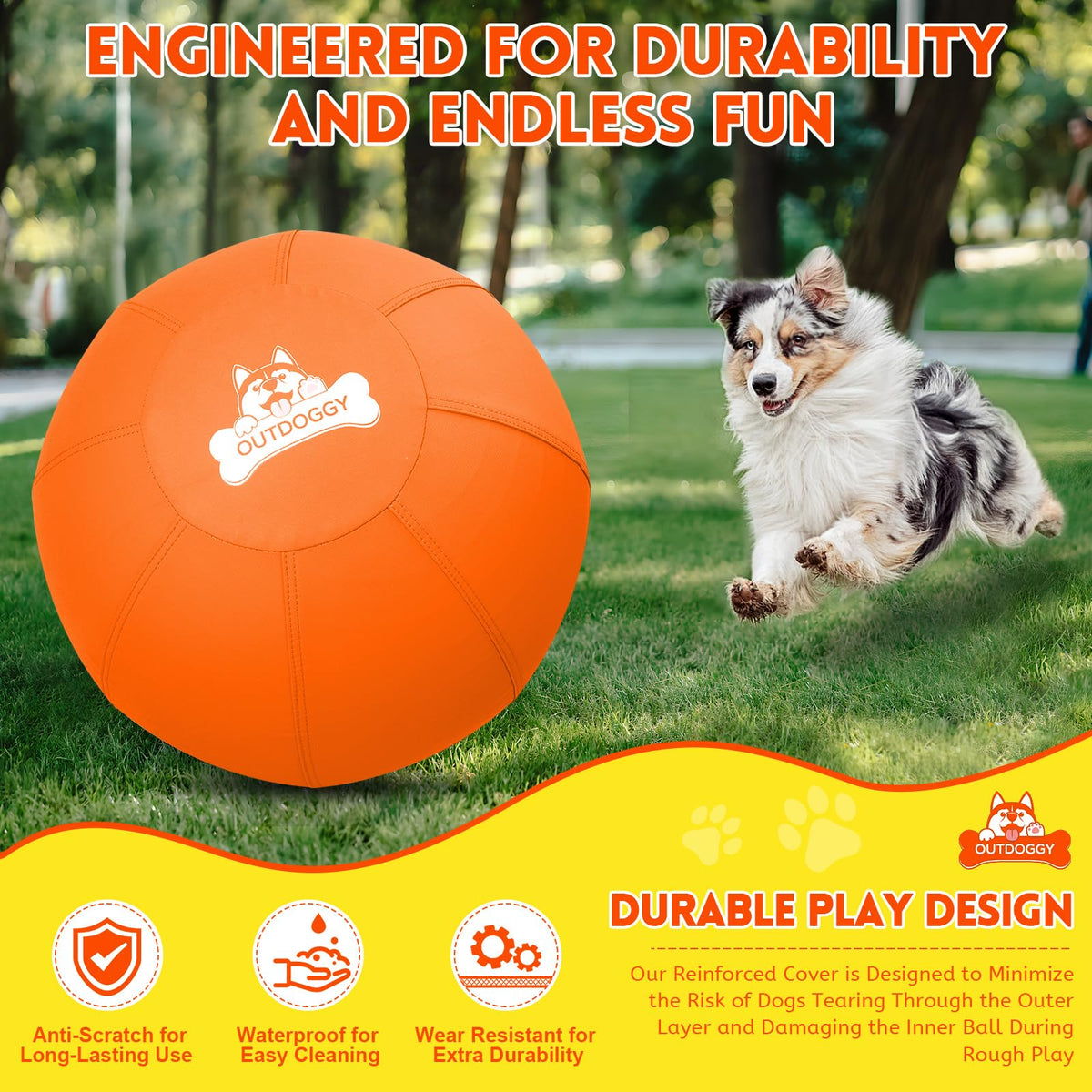 18'' Herding Ball for Dogs Z7739