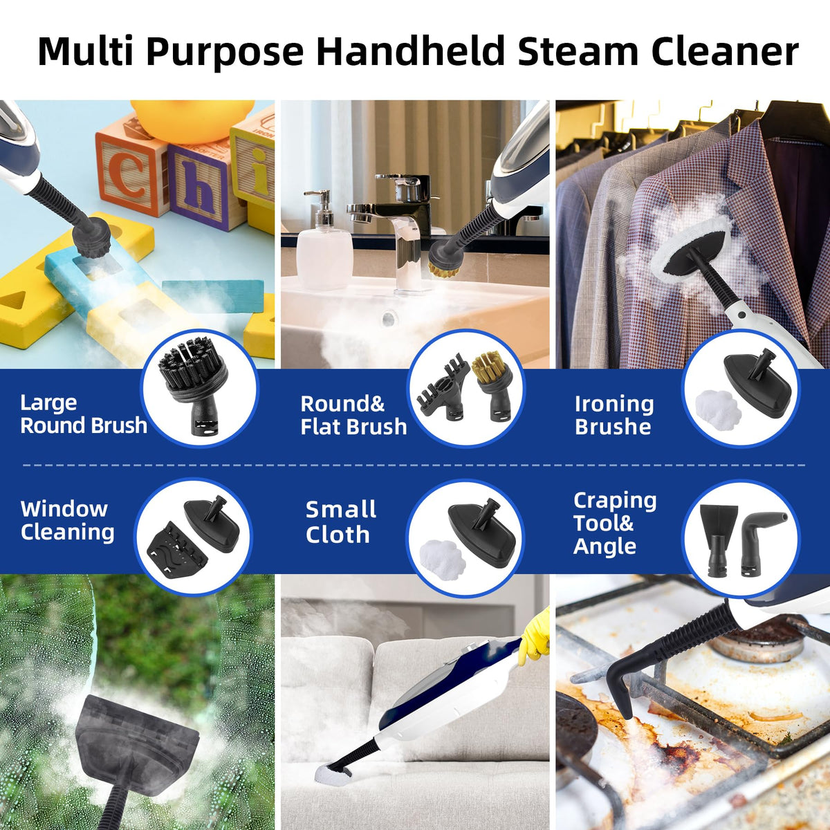 10-in-1 Steam Mop J489024