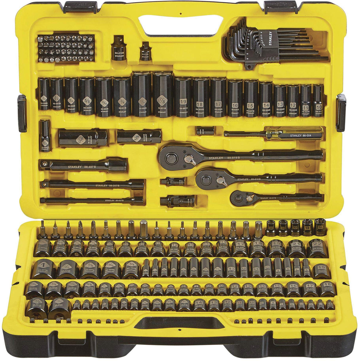 Black Chrome Mechanics Tool Set 229 Pieces P232